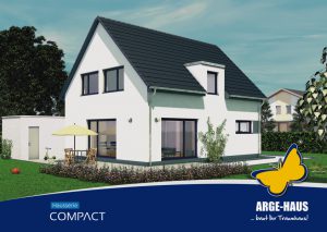 Schlüsselfertige Einfamilienhäuser der ARGE-HAUS Hausserie Compact.